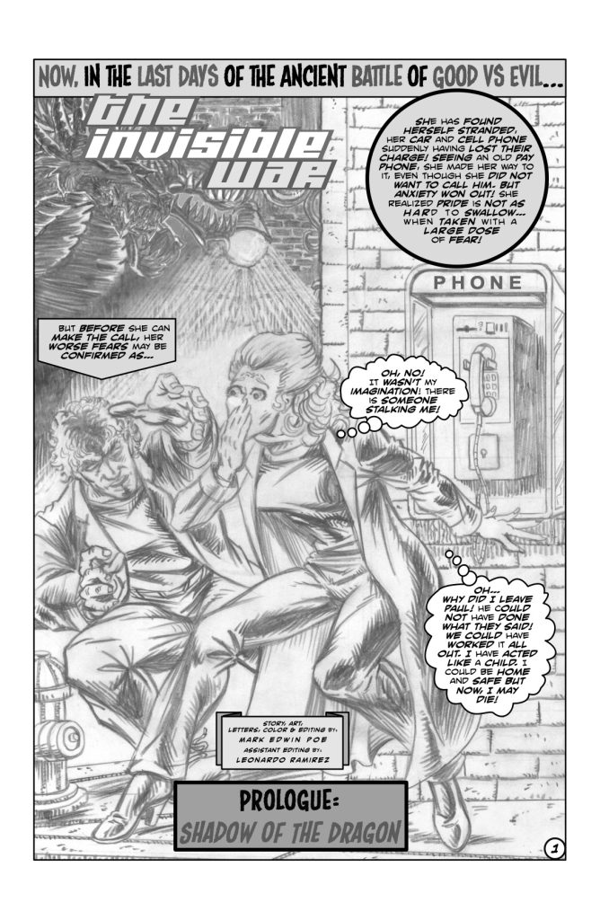 Adventures Of Men & Angels Sketch Preview Page 1