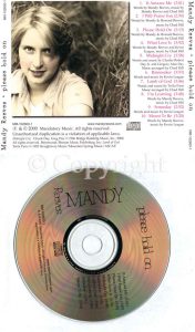 Music CD cover and label